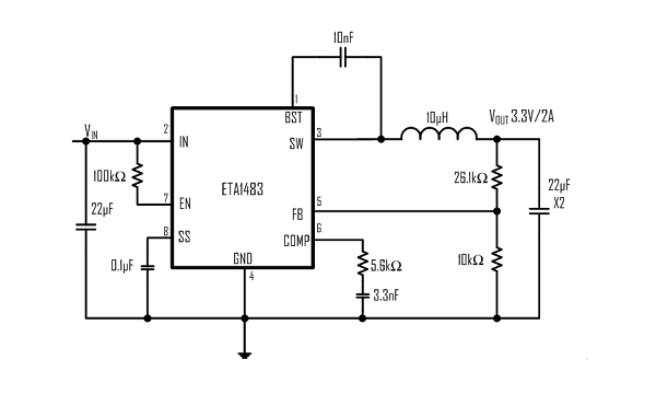 ETA1483BE8A-T‘s Typical Application Circuit