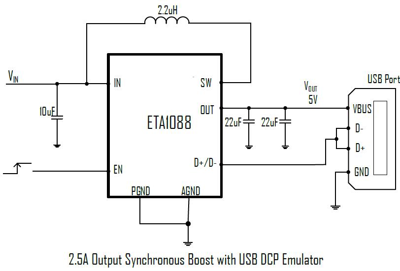 ETA1088D3M’s Typical Application Circuit