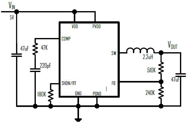 ETA3428AD3K-T’s Typical Application Circuit