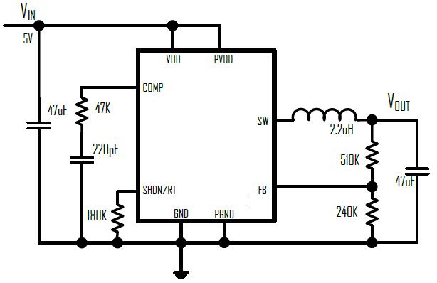 ETA3428BD3K-T’s Typical Application Circuit