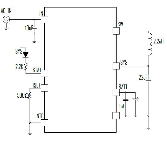 ETA6102E8A’s Typical Application Circuit